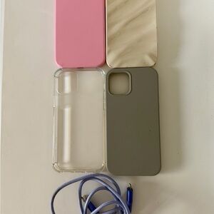 Assorted Phone Cases and Cable Set